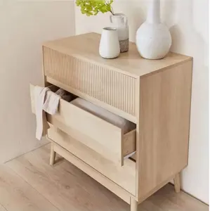 Minimalist Cream Style Dresser Storage Cabinet