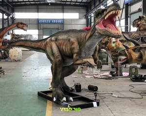 Modèle de <span class=keywords><strong>dinosaure</strong></span> animatronique personnalisé de 6 m, <span class=keywords><strong>Baryonyx</strong></span> grandeur nature, dinosaures faits à la main pour le parc jurassique - Product Image 2