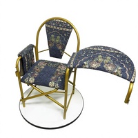 Chaise de prière musulmane pliable en métal de qualité supérieure, portable, pour mosquée et église, mobilier de théâtre moderne, prix d'usine