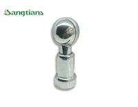Balle de pulvérisation rotative sanitaire CIP de 50,5 mm en acier inoxydable 304 poli forgé pour le nettoyage des réservoirs et des conduites