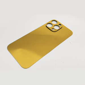 Dos en titane ultra-mince pour <span class=keywords><strong>iPhone</strong></span> 16 ProMax Accessoires de téléphone portable de luxe plaqués or <span class=keywords><strong>avec</strong></span> <span class=keywords><strong>un</strong></span> design de barre unique - Product Image 6