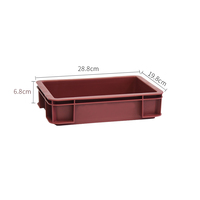 EU3270 Panier de caisse en plastique multifonctionnel et étanche pour l'extérieur empilable pour le camping et le coffre de la voiture