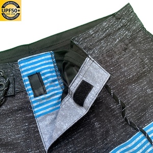 Shorts de plage pour hommes personnalisés, protection solaire, vente en gros, extensibles dans 4 directions, imprimés par sublimation, shorts de bain, shorts de sport, vêtements de plage - Product Image 5