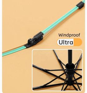 Parapluie pliant coloré anti-UV compact et télescopique pour la pluie et le soleil, idéal pour les voyages quotidiens et l'utilisation en extérieur - Product Image 4