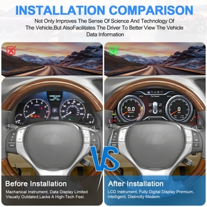 Navihua <b>Digital</b> Cluster LCD Dashboard <b>for</b> Lexus RX270 RX350 RX450H 2009-2015 Instrument Panel Upgrade - Product Image 3