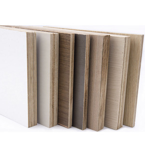 Panneau de <span class=keywords><strong>contreplaqué</strong></span> multicouche en eucalyptus de taille standard 1220*2440mm 1220*2745mm 4*8 4*9 pouces, panneau mélaminé pour meubles de cuisine - Product Image 1