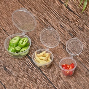Contenants à sauce en plastique jetables <span class=keywords><strong>de</strong></span> petite taille, 0,5 oz, gobelet à soupe en PP avec couvercle scellé - Product Image 6