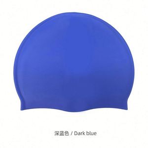 Bonnets de bain en silicone unisexes pour adultes, imperméables, écologiques, durables, pour cheveux longs, design personnalisable - Product Image 6