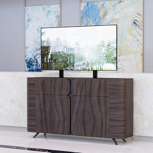 Support TV électrique motorisé à double colonne 65 "-100" Levage automatique Hauteur réglable Ascenseur TV avec télécommande - Product Image 2