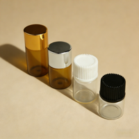 Vente en gros, plusieurs options de capacité : 1 ml, 2 ml, 3 ml, 4 ml, 5 ml, flacon en verre, petite bouteille en verre, haute qualité