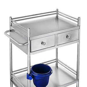 Chariot de rangement pour équipement médical, chariot de pansement en acier inoxydable, vente chaude - Product Image 3