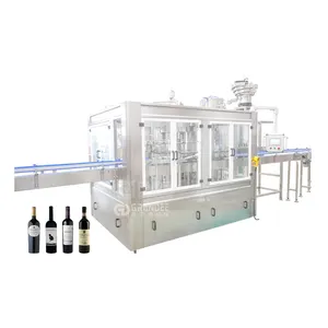 Automatic 24 head sparkling wine filling machine whisky wine bottling machine production line