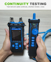 NOYAFA NF-8508 Rastreador de Cables de Red Profesional, Detector de Voltaje, Herramienta de Prueba de Cables LAN CAT5/CAT6, Alcance de 300m, Alta Precisión
