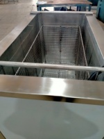Pembersih Ultrasonik Industri HT Electric Baru 25/28kHz Timer Digital Pembersihan Air Panas 3000W Tangki 50 Galon Perhiasan Kacamata