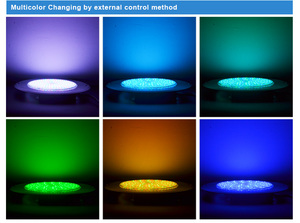 <span class=keywords><strong>Spot</strong></span> lumineux LED ultramince en acier inoxydable, éclairage de <span class=keywords><strong>piscine</strong></span>, lumière LED RGB, 7mm, 12V, 18W, entrée chinoise - Product Image 4