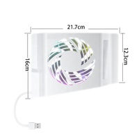 Ventilateur de contrôle de température AL-P5272 avec lumière RGB pour PS5 SLIM, ventilateur de refroidissement
