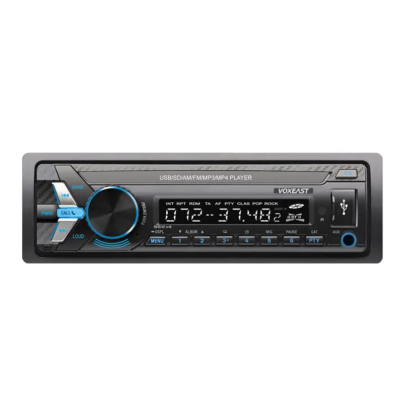 Corpo corto 12V singolo 1 din sistema musicale per auto lettore mp3 BT FM SD USB autoradio stereo autoradio