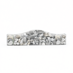 Juego de 2 cestas de gaviones extra grandes de hierro galvanizado plateado para almacenamiento en cobertizos - Product Image 1