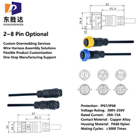 Conector Impermeable M20 IP67, Conector de Cable Autoblocante, Sistema de Cableado de Alto Rendimiento para Maquinaria de Exterior