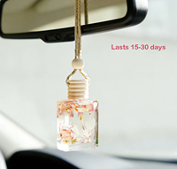 Nouveauté : Diffuseur de parfum de luxe pour voiture, diverses senteurs, parfums auto, huiles essentielles végétales, fleurs séchées, parfum pour voiture