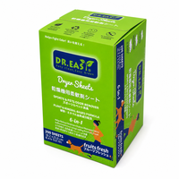DR.EASY Sport & Pets Désodorisant Écologique en Feuilles pour Sèche-Linge - Effet 6-en-1 Parfum Fruits Frais Adoucissant Textile