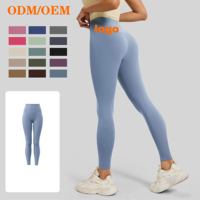 Leggings de yoga grande taille, haute élasticité, effet ventre plat et rehausseur de fessiers pour l'entraînement en salle de sport, pour femmes, OEM