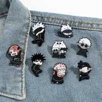 Nouvelles Épingles Métalliques Tendance Personnages Anime Japonais, Faible MOQ, Badges Mignons de Dessins Animés, Vente en Gros, Épingles Métalliques Anime Imperméables et Durables, Cadeau Anime