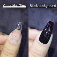 Yougel vente en gros nouvelle illusion opale scellant marque privée Nail Art fournitures galaxie flocons couche de finition