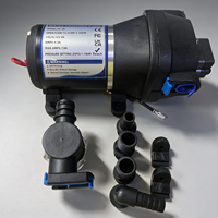 Pompe à eau à membrane auto-amorçante MAMBAFLO 12V 3,3 GPM 25 PSI pour camping-car, yacht, caravane, motorhome