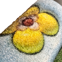 Tapis moderne en polyester, robuste, antidérapant, amorti, insonorisant, à poils plats, fin, à motif original, rectangulaire, pour usage domestique et exercices