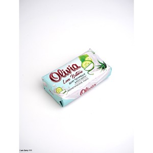 Cucumber Moisturizing Bar <b>Soap</b> with Natural Oils and Glycerin for Daily Hand and Body Cleansing 140 g Olivia Love Nature - Product Image 2