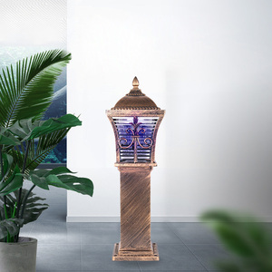 Lampe de jardin extérieure antique à LED, lampadaire de chemin, éclairage paysager, alimentation AC, IP65 - Product Image 4