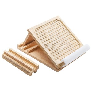 Planche d'étirement en bois massif en forme de T, équipement de fitness réglable pour le massage des jambes et le nettoyage des méridiens - Product Image 2