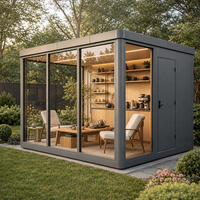 Studio extérieur en aluminium Vestael pour la photographie, l'art, la musique et les travaux créatifs dans la cour