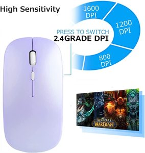 Không Dây Cho <span class=keywords><strong>Bluetooth</strong></span> Chuột Thiết Kế Mỏng Đa-Thiết Bị Tương Thích Cho Đối Với Apple Samsung Đối Với Xiaomi Điện Thoại Di Động Máy Tính Bảng Máy Tính Xách Tay - Product Image 2