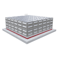 Réservoir d'eau rectangulaire en acier inoxydable |   Réservoir d'eau de type panneau carré SUS304, directement de l'usine