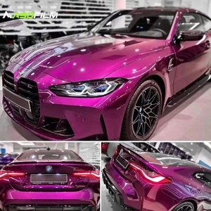 Vinilo Adhesivo para Automóviles, Color Morado Perla Cambiante, PVC, Fabricante Profesional, Libre de Burbujas - Product Image 6