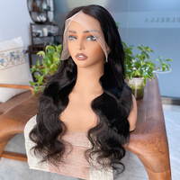 Perruques Lace Front 13x4 Body Wave en Cheveux Humains Pré-Pluckées avec Dentelle Transparente et Baby Hair – Vente en Gros
