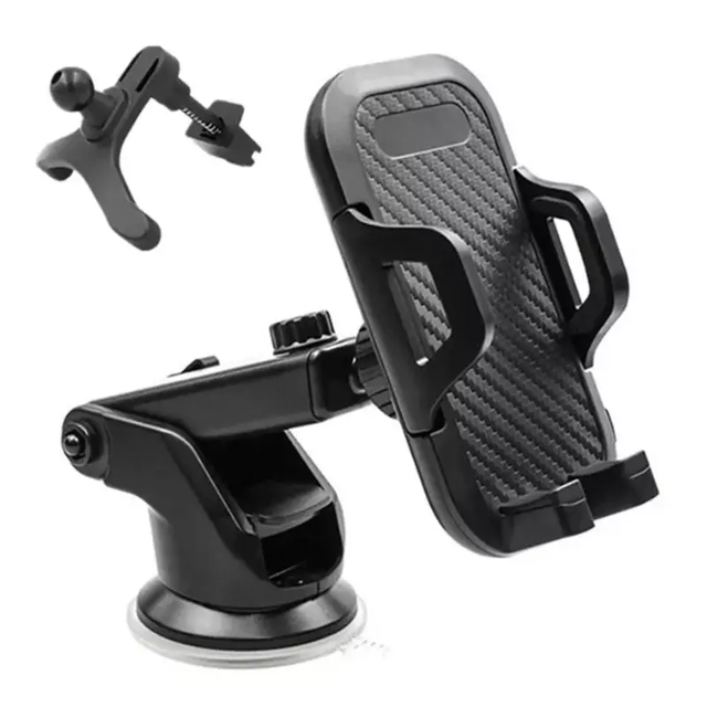 2in1 Universal Flexible Car Windshields Dashboard Mount Phone Holder 360 Degrees Cradle Air Vent Holder for Mobile Phones