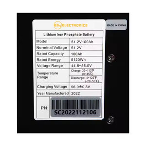 แบตเตอรี่ลิเธียมไอออน LiCoO2 ความจุสูง Iutr 48V 100AH ชุดแบตเตอรี่ 16 เซลล์ 1200 รอบการใช้งาน อุณหภูมิใช้งาน 0C-70C สำหรับเครื่องใช้ไฟฟ้าภายในบ้าน Iutr Lit - Product Image 2
