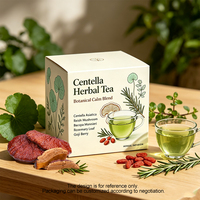 Sachets de tisane Gotu Kola aux herbes, enrichis en Centella Asiatica, Ganoderma, Bacopa Monnieri, Romarin et Baies de Goji – Vente en gros
