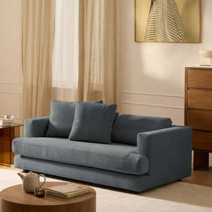 Sofá Cama Modular de Dos Plazas, Estilo Moderno y Lujoso, Popular <span class=keywords><strong>en</strong></span> Internet, con Estructura de Madera Sólida y Esponja de Alta Densidad para Sala de Estar - Product Image 1