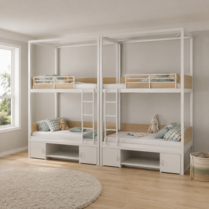 Yongjun MG-653 Modern Metal <b>Bunk</b> <b>Bed</b> for School Apartment Dormitory Use Standard Size <b>3</b>-Year Warranty - Product Image 1