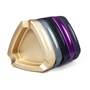 AS01A001 Outdoor Fashion Design High Quality Cigar Ashtray Aluminum Metal Smoking Ashtray Smoking Accessories