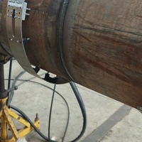 Machine de soudage orbitale automatique Hualong G168 sur rail MIG MAG FCAW 380V 500A pour pipelines de pétrole et de gaz en acier au carbone