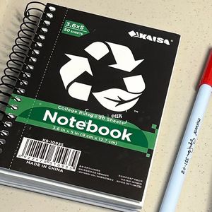 Xoắn ốc máy tính xách tay in ấn tùy chỉnh thiết kế của bạn Tạp Chí A5 Kích thước dòng trang dây-<span class=keywords><strong>o</strong></span> ràng buộc máy tính xách tay - Product Image 6