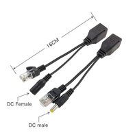 Cable Adaptador POE, Inyector RJ45, Divisor, Sintetizador de Energía Ethernet, Separador, Combinador, Inyector POE Pasivo