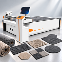 Machine de découpe numérique CNC personnalisée pour tapis, avec couteau rotatif et couteau oscillant en option, pour tapis imprimés, tapis de voiture, tissus de canapé