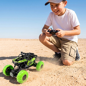 Voiture RC tout-terrain 4CH en plastique à l'échelle 1:16 avec câble USB rechargeable, jouet télécommandé pour enfants - Product Image 2