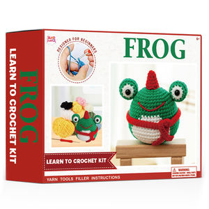 Kit de crochet animal mignon adapté aux débutants pour le bricolage, le tricotage, la broderie et la couture pour les jeunes et les novices - Product Image 2